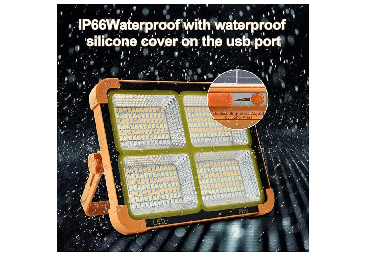 CREATESTAR Solar Portable Camping Light With Stand.