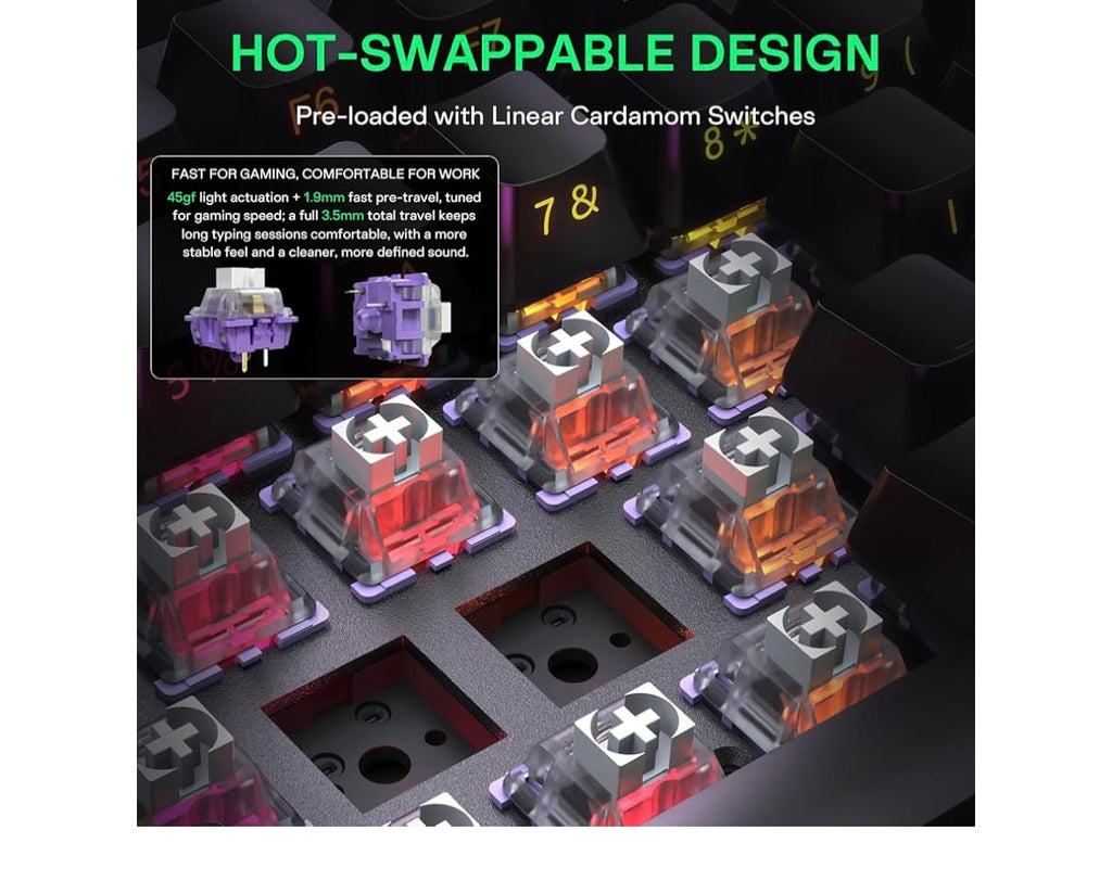 Wireless mechanical keyboard