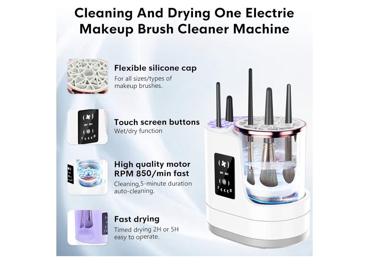 Electric Makeup Brush Cleaner Model HZ-006