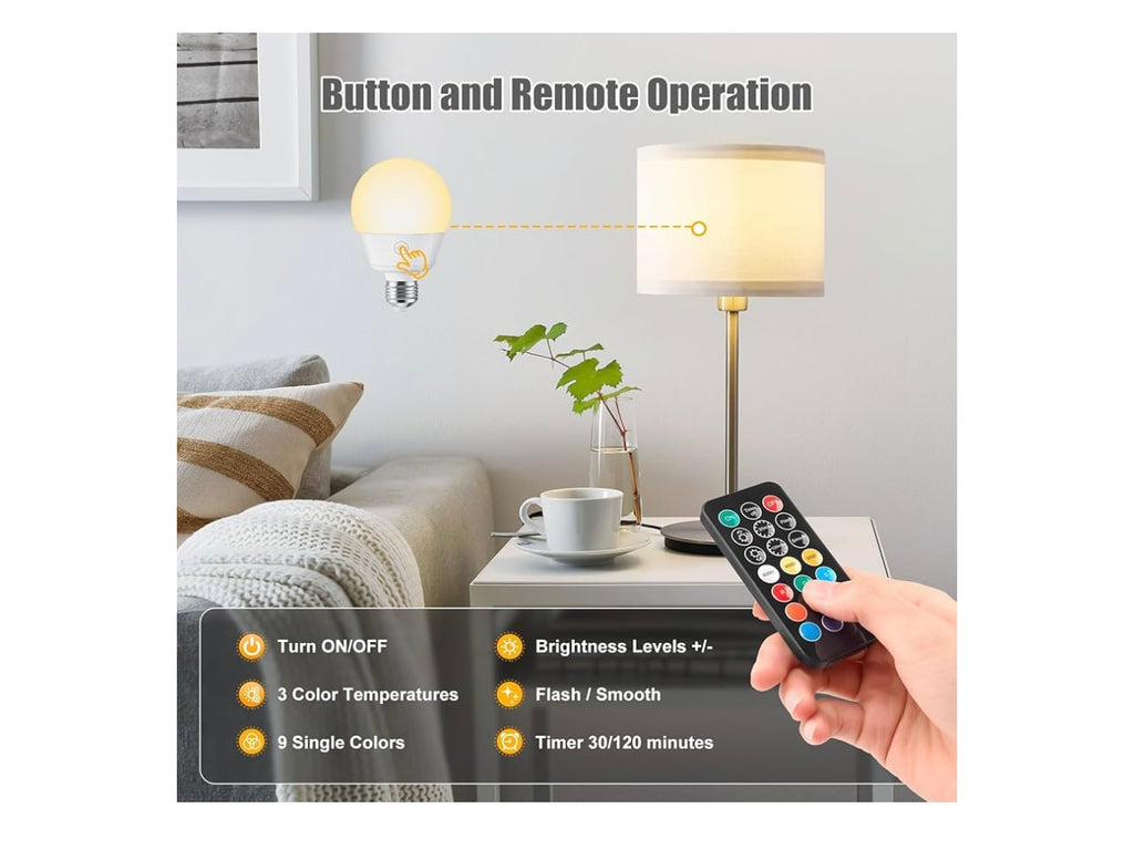 Brightown Rechargeable LED Light Bulb.