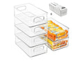 Stackable Refrigerator Organizer Bins.