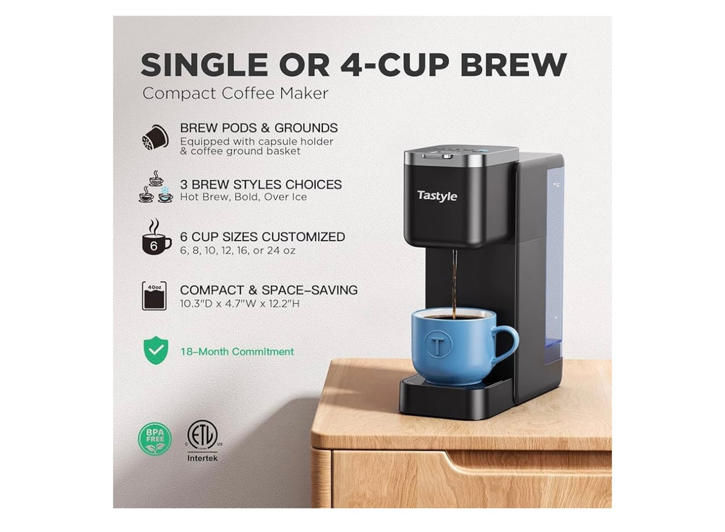 Tastyle single serve coffee maker.