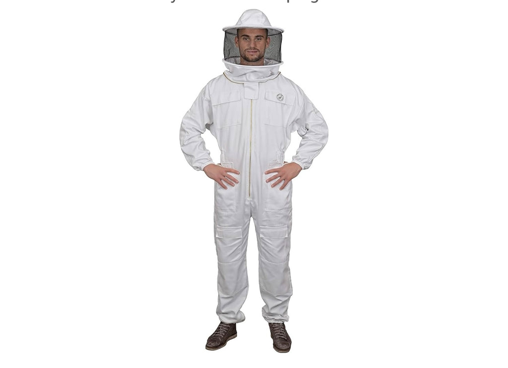Humble Bee 410 Poly Cotton Beekeeping Suit With Round Veil.