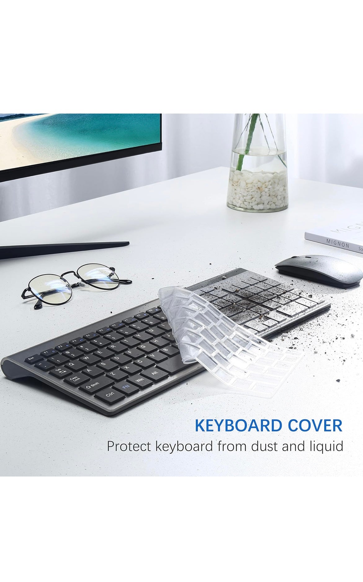 Wireless keyboard and mouse set