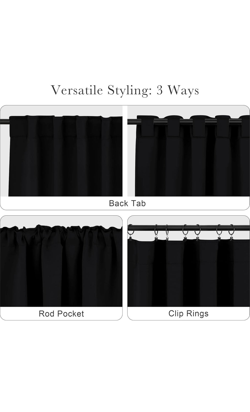 Blackout curtains