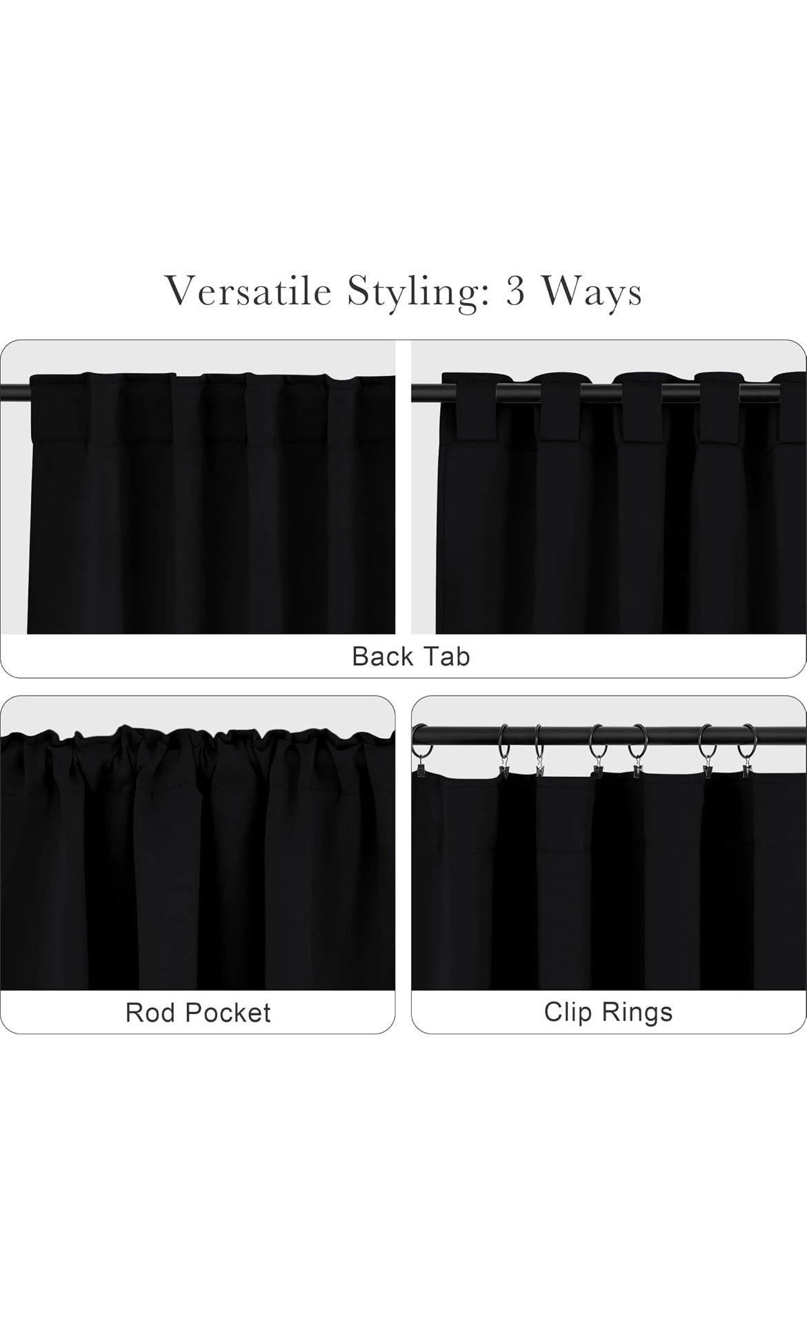 Blackout curtains