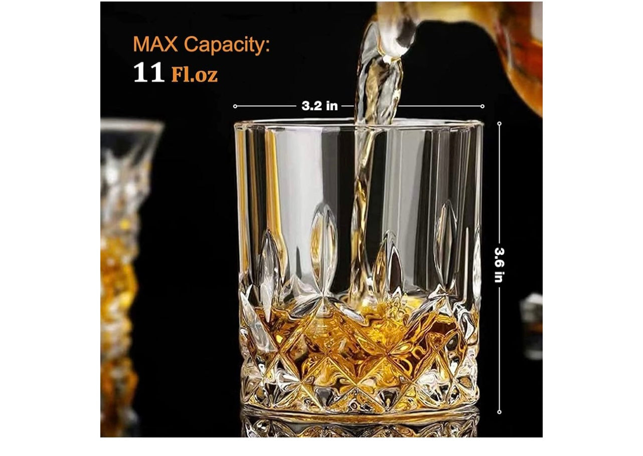 Gencywe Crystal Whiskey Glasses.