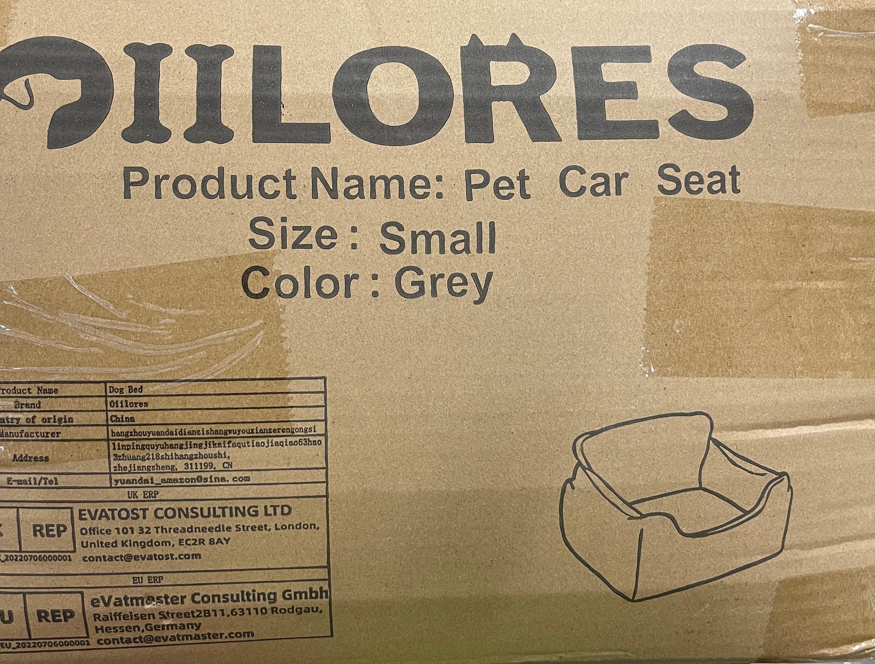 Oiilores Pet Car Seat.