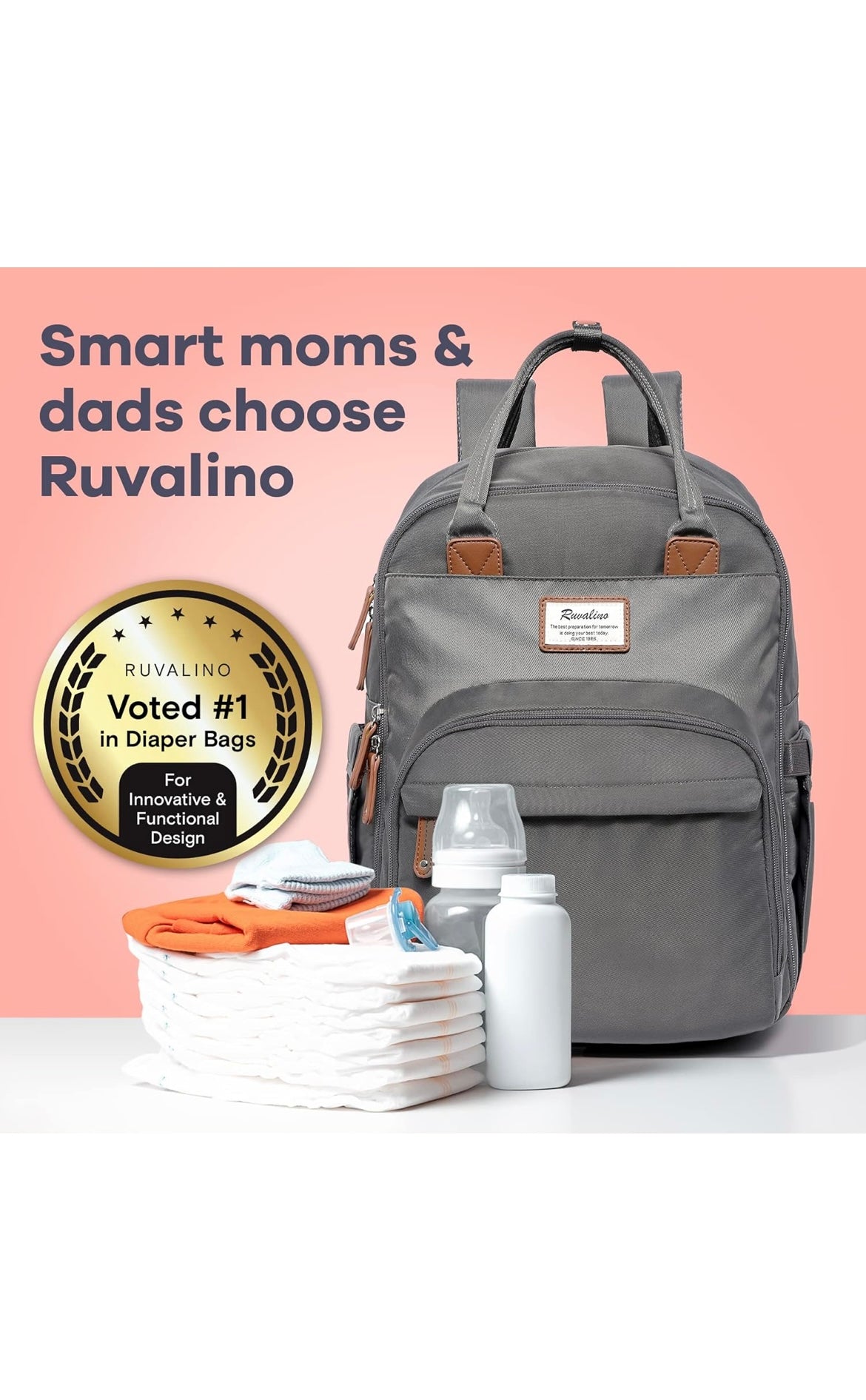 Diaper bag backpack