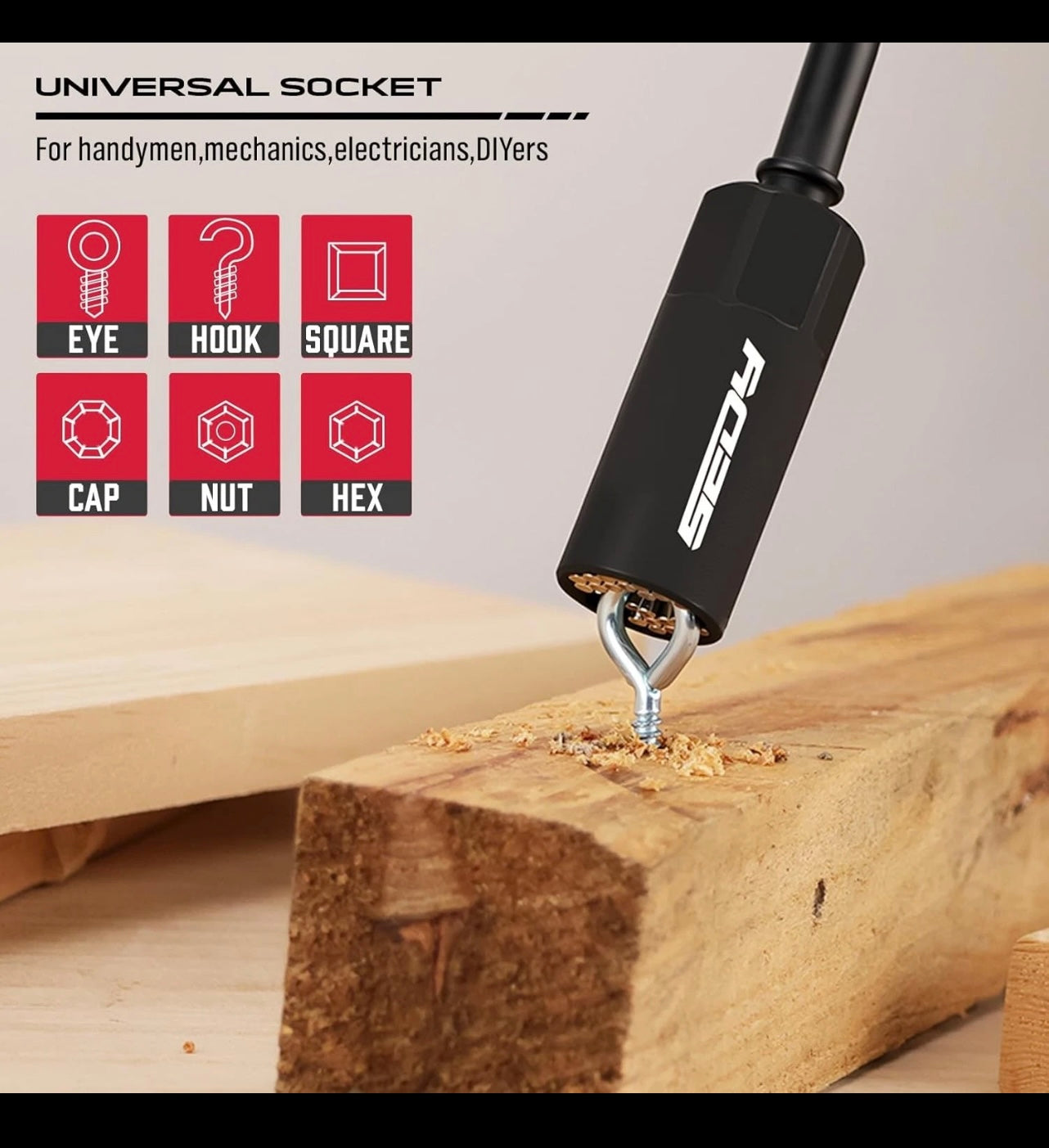 SEDY 80-piece Meteic and SAE 1/4” Magnetic Nut Driver Set.