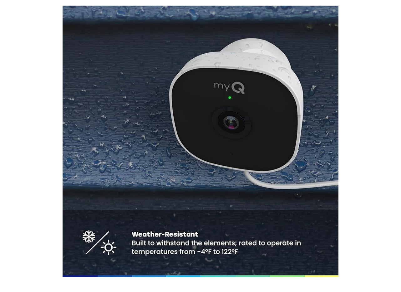MyQ Smart Outdoor Wired Camera.
