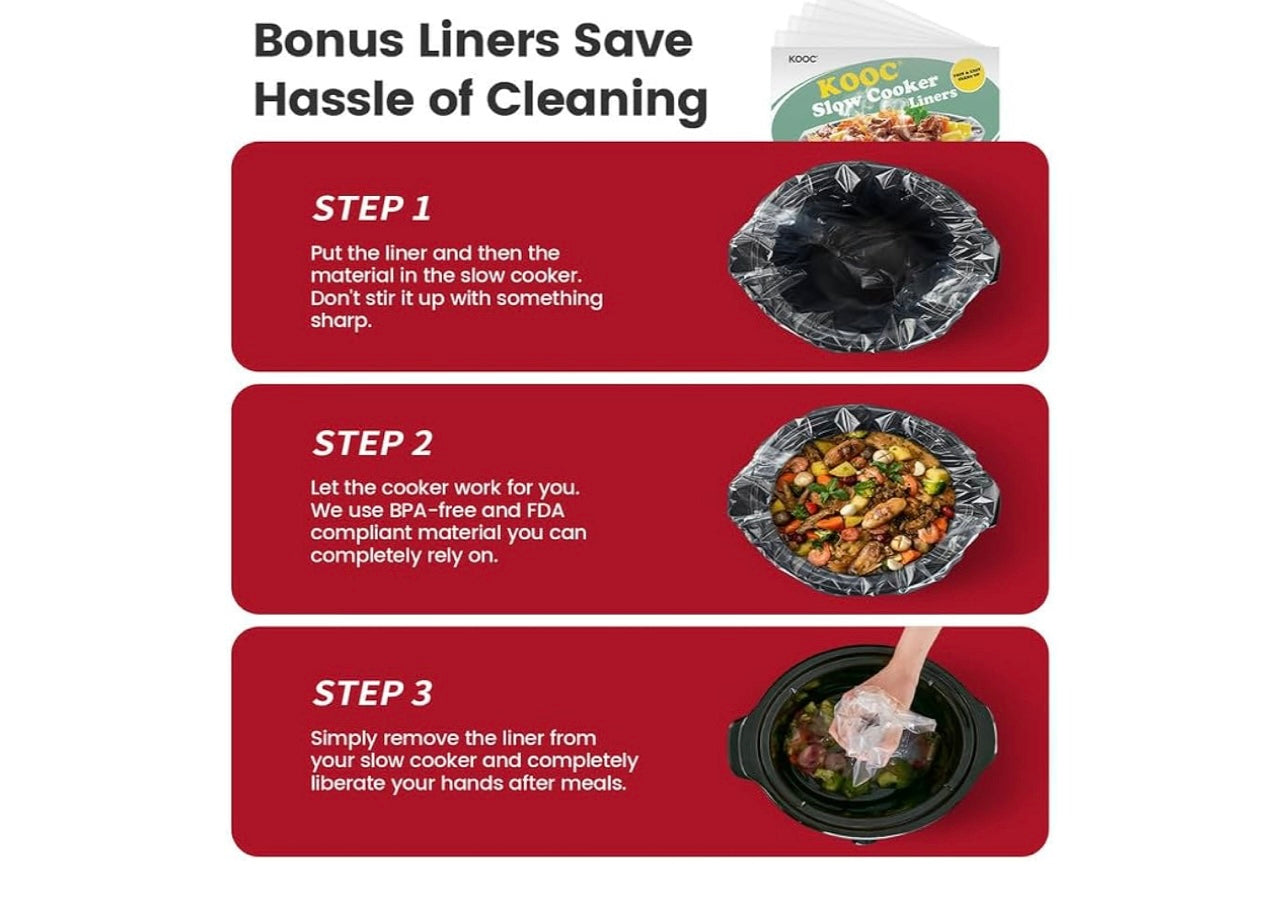 Kooc 4 Quart Slow Cooker.