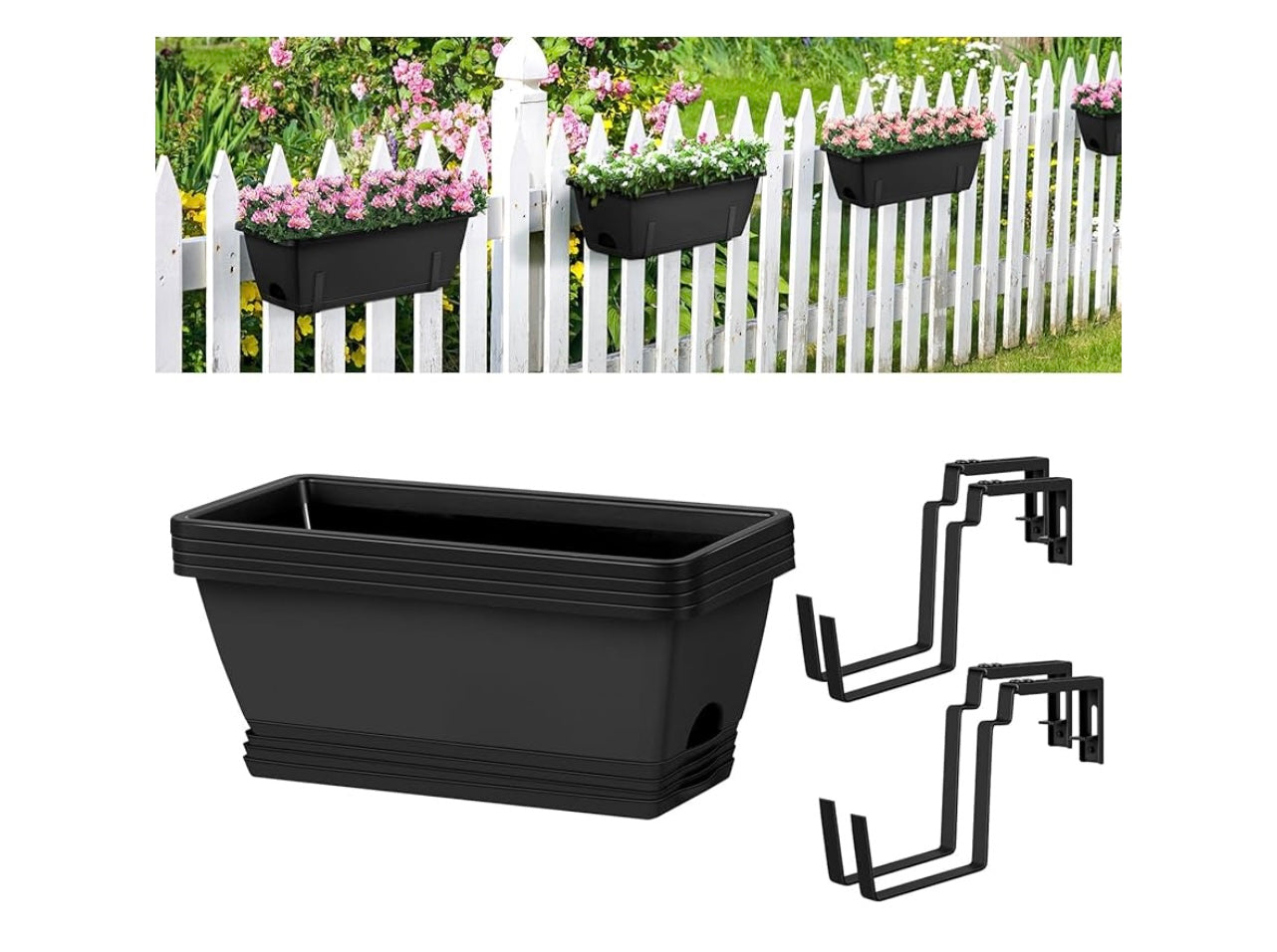 4-pack Window Box Planters.