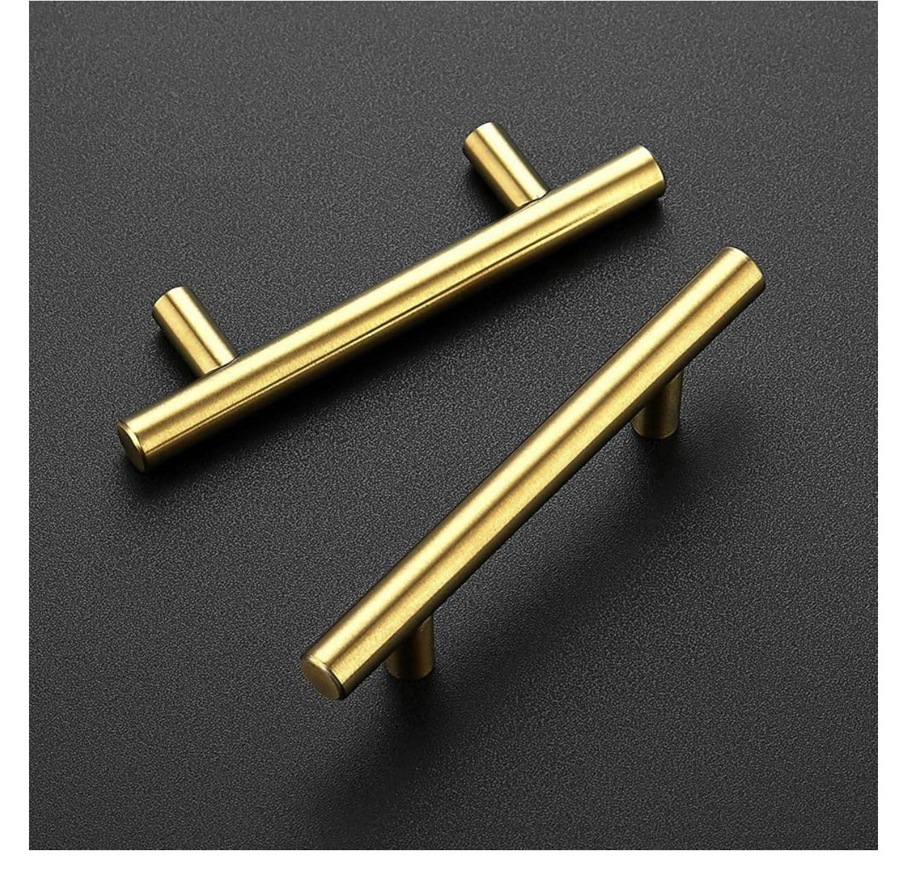 Gold Drawer pulls. Ravine Hardware.