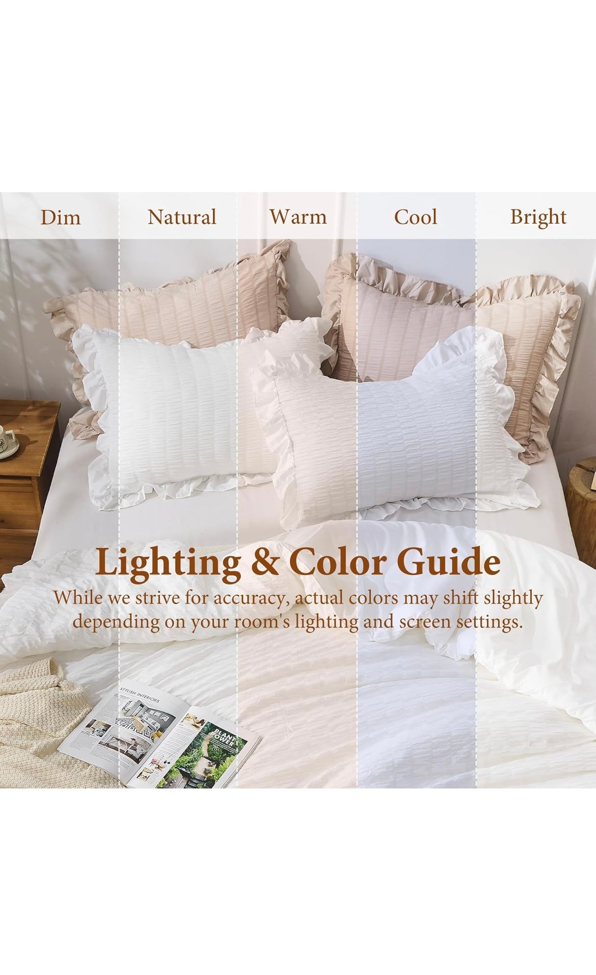 White comforters queen size 3 pcs
