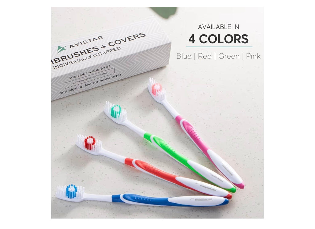 Avistar Bulk Toothbrushes Pack - 148 Individually Wrapped Toothbrushes Bulk for Travel, Hotels, Relief Missions, and Donations - Bulk Disposable Toothbrush Pack Adults and Kids