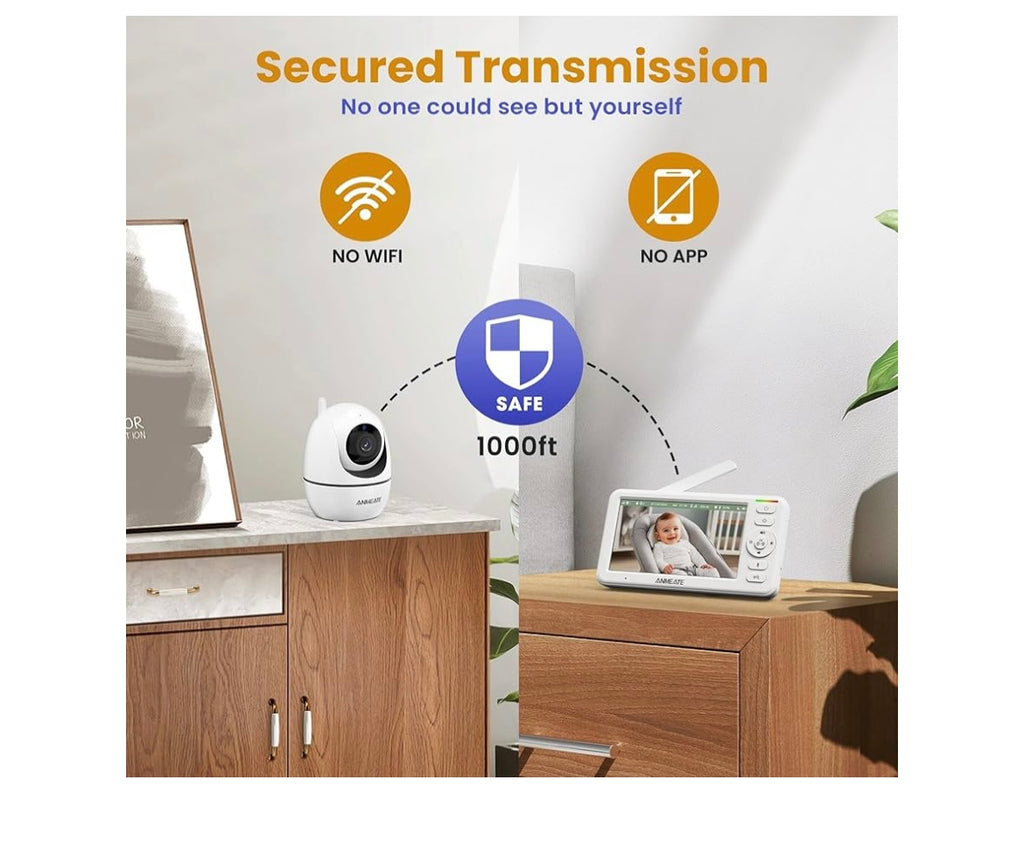 Baby monitor camera with audio
