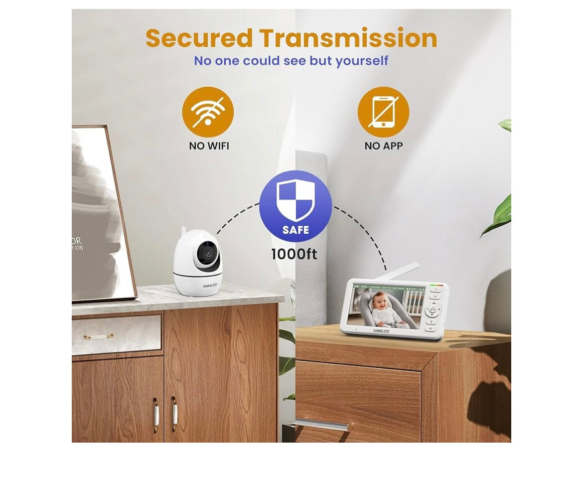 Baby monitor camera with audio