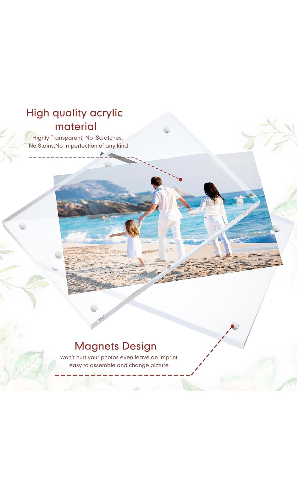 20 pcs acrylic picture frame