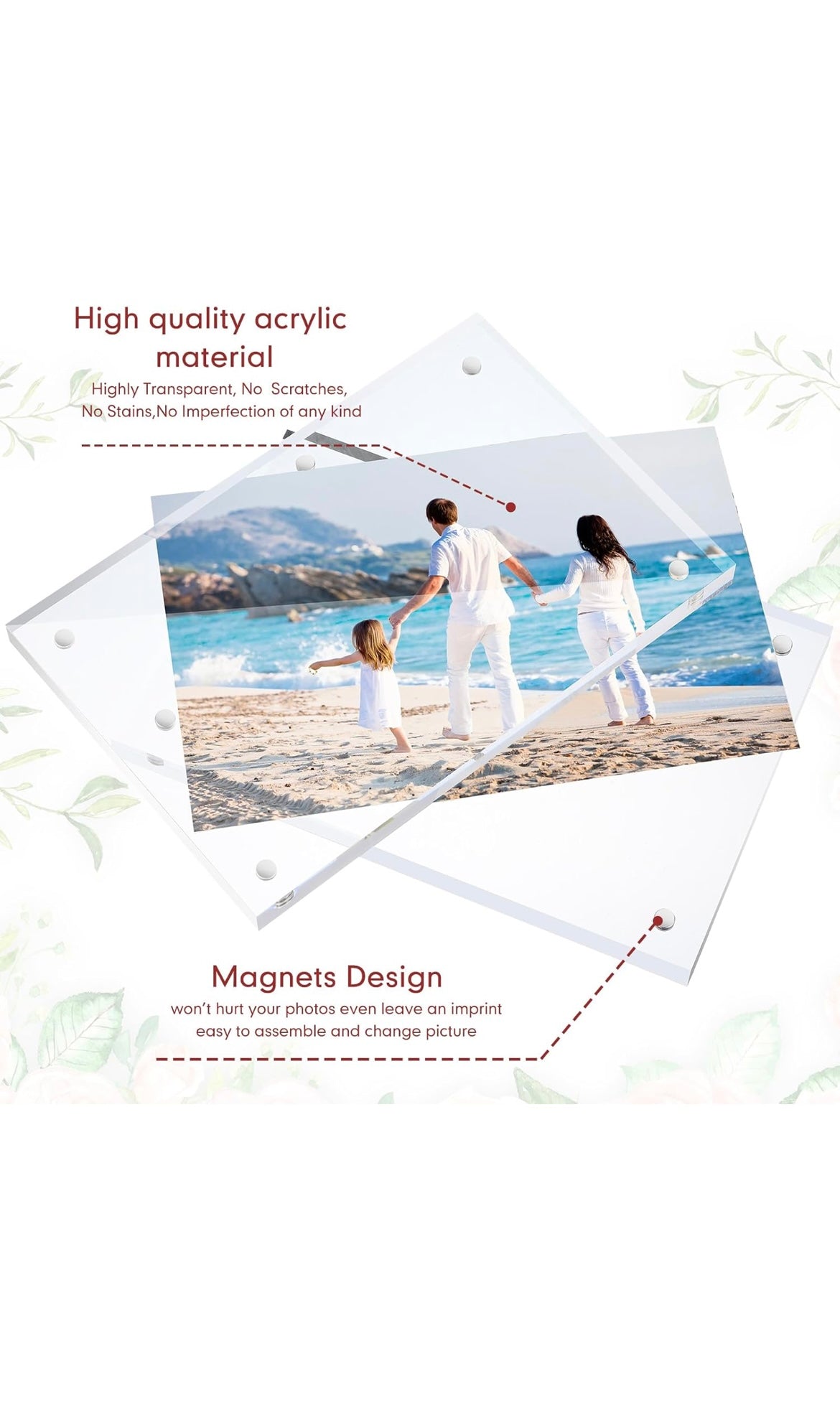 20 pcs acrylic picture frame