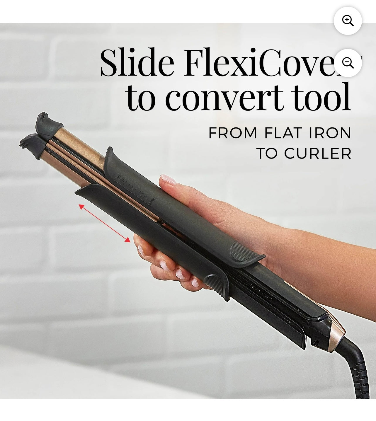 Remington One Flat Iron + Curler.