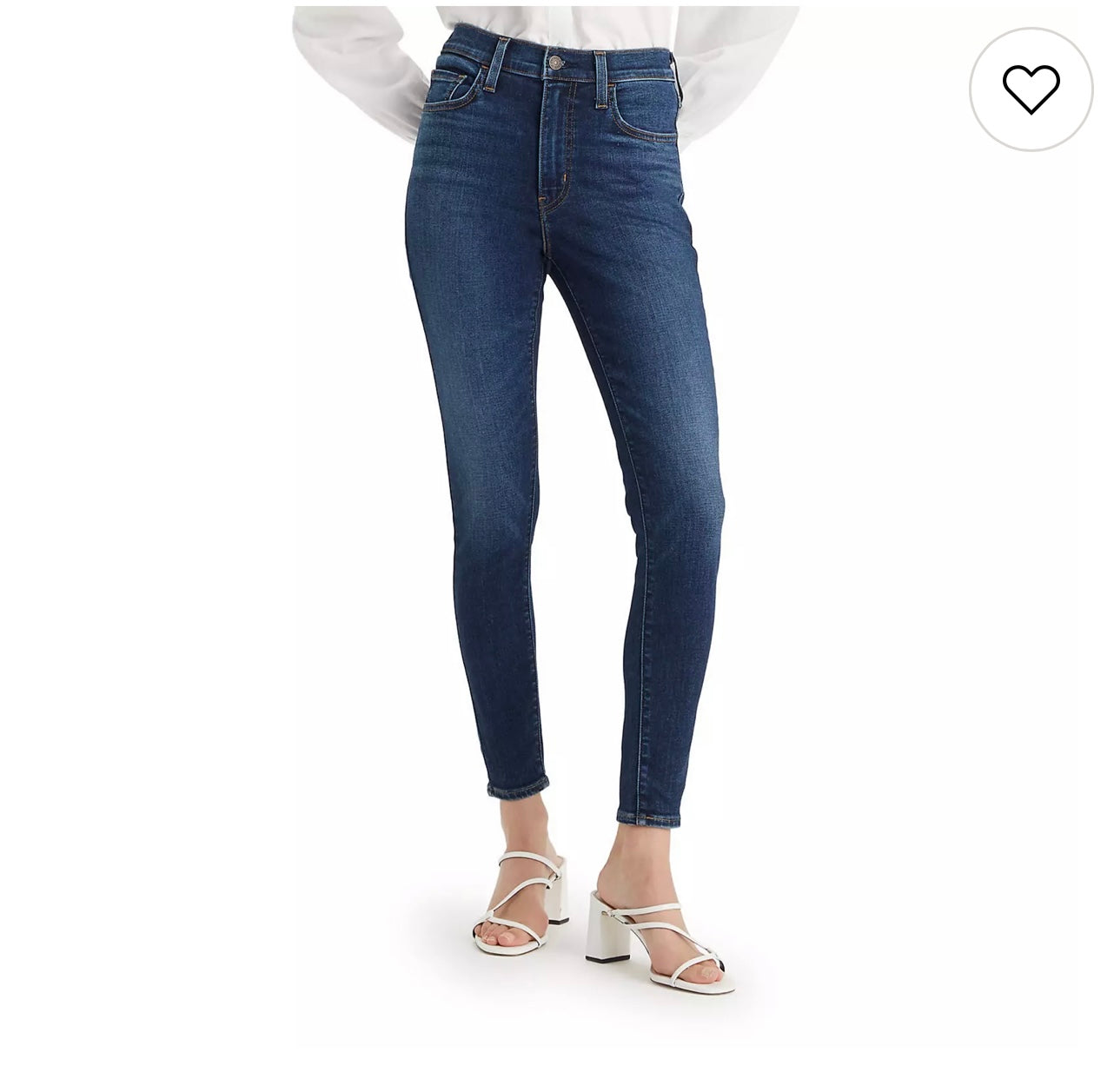 Women’s Levi’s 720 High Rise Super Skinny Jeans.