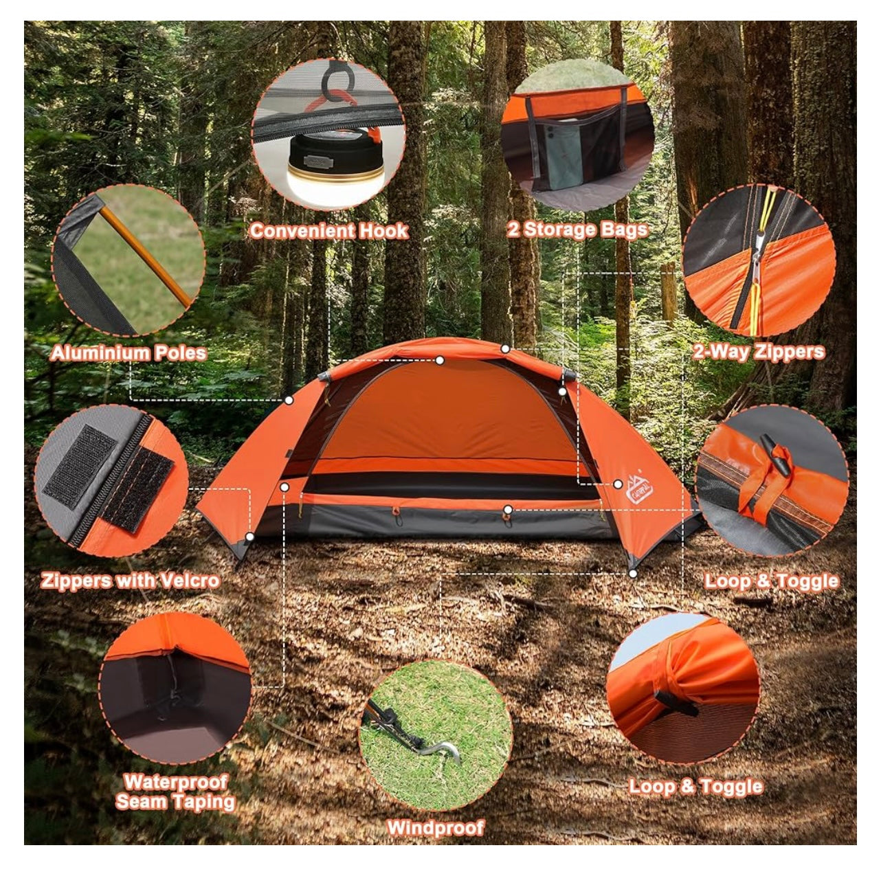 Camppal 1 person tent.