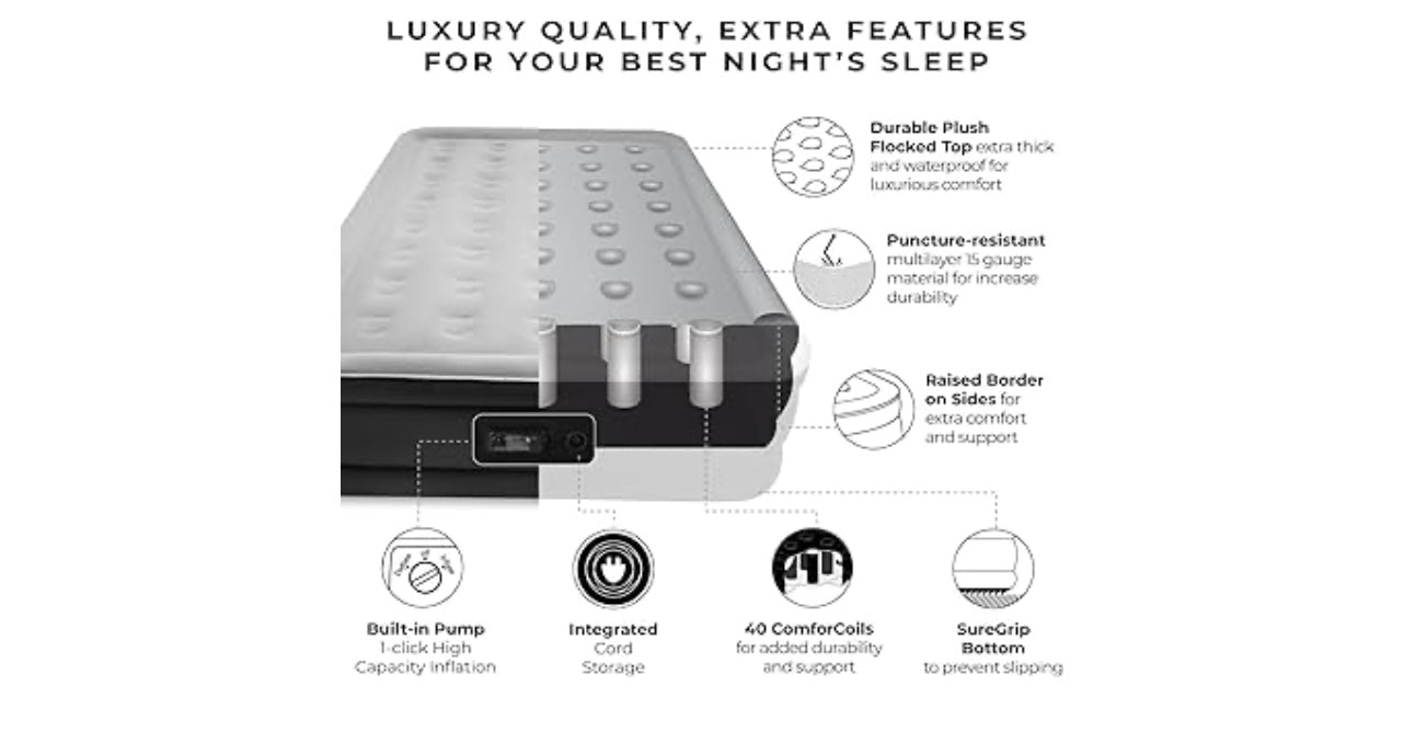 Sound asleep Dream Series Air Mattress.