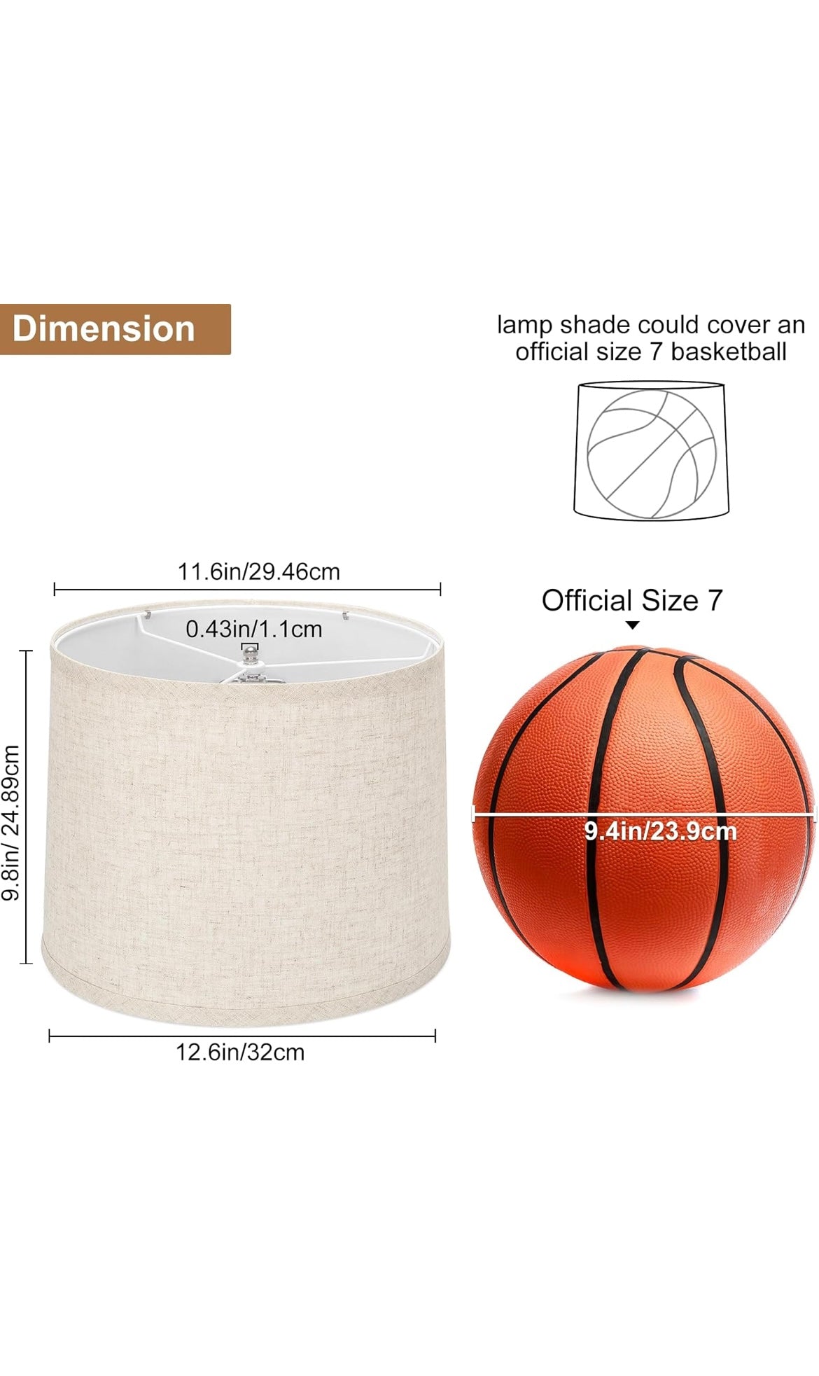 Fabric lamp shades 2 pack