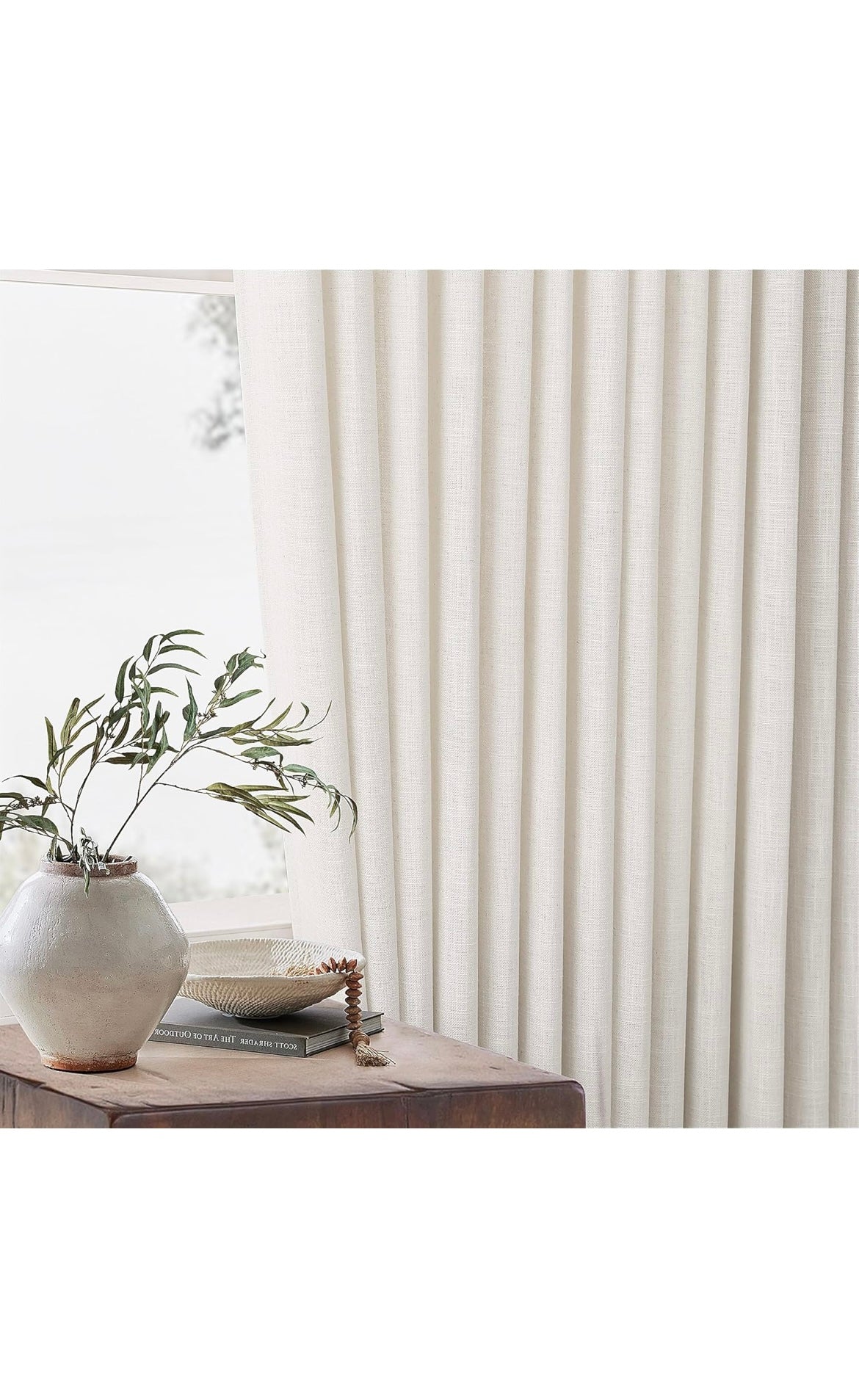 Linen curtains 120 inches
