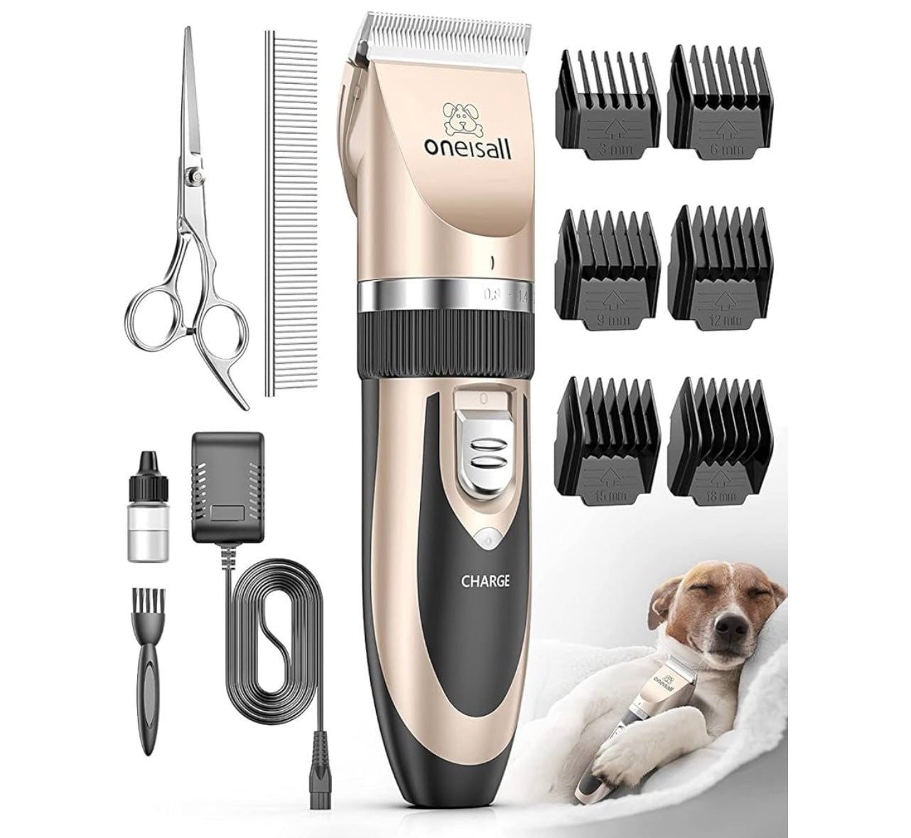 ONEISALL Pet Grooming Kit. Model X2