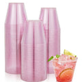 JOLLY CHEF 9 oz Purple Plastic Cups, 100 Pack Party Glasses