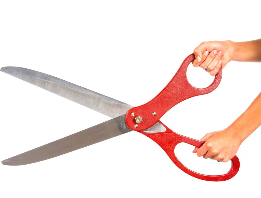 25" Giant Scissors for Ribbon Cutting Ceremony Ribbon Cutting Scissors for Special Events Inaugurations and Ceremonies