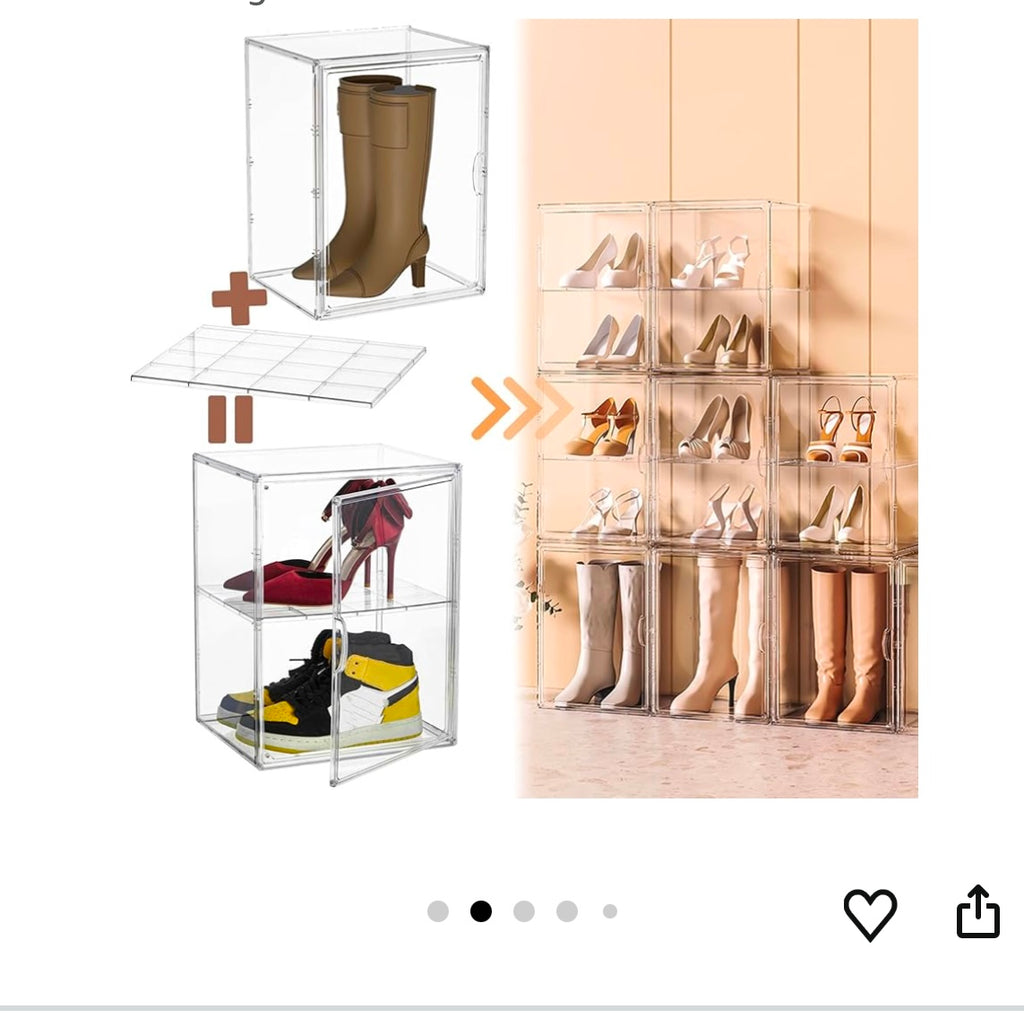 Large clear display case