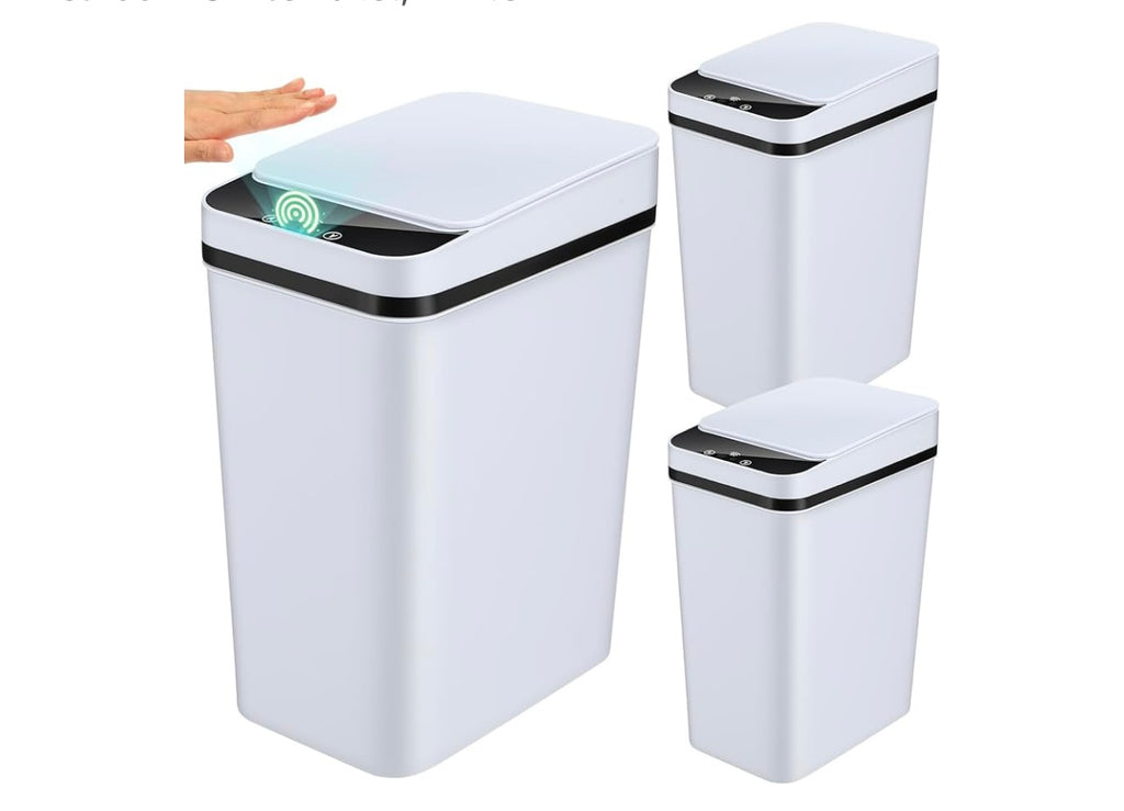 3 pack Smart Trash Can.