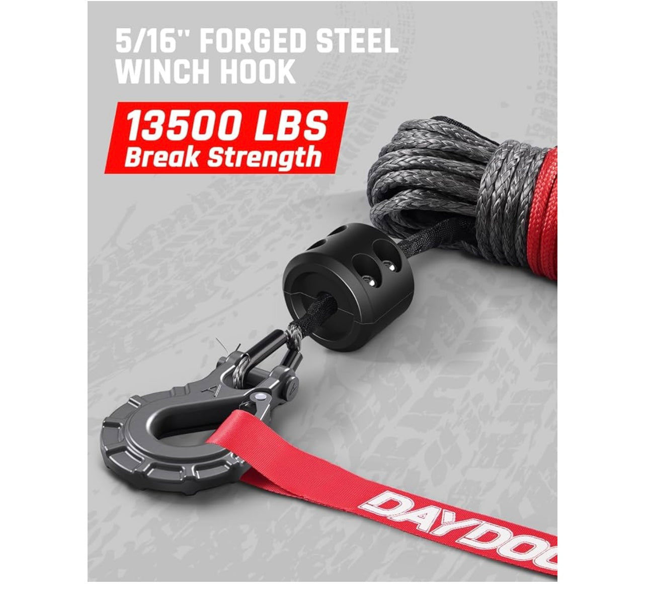 DAYDOOR Synthetic Winch Rope.