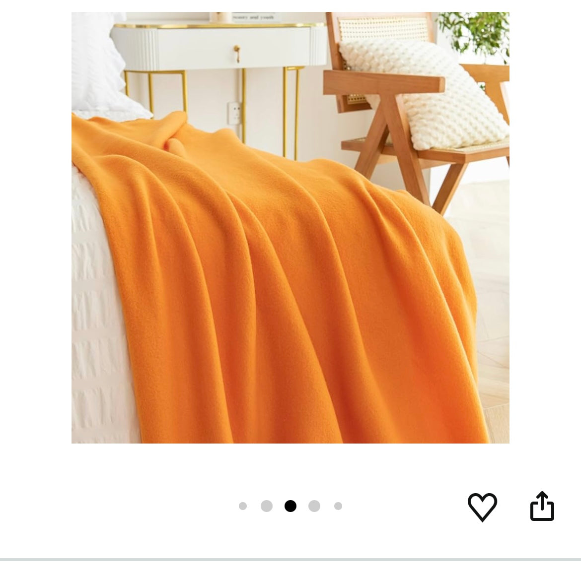 Fleece throw blanket 6pack