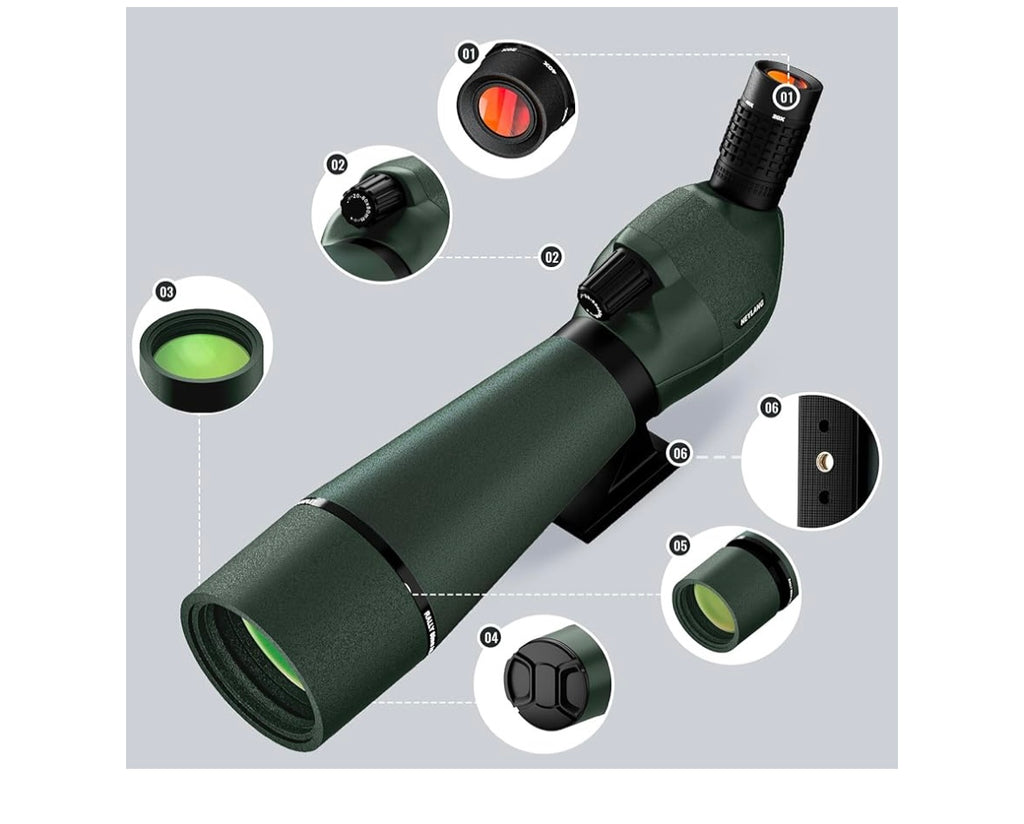 20-60x80 spotting scope