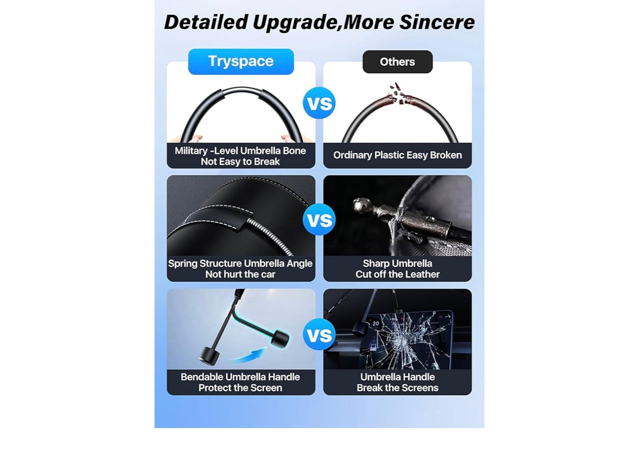 Nmoiss Tryspace Car windshield Sun Shade.