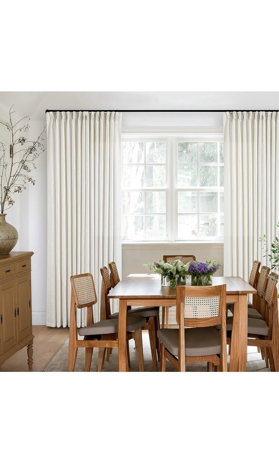 Linen curtains 120 inches