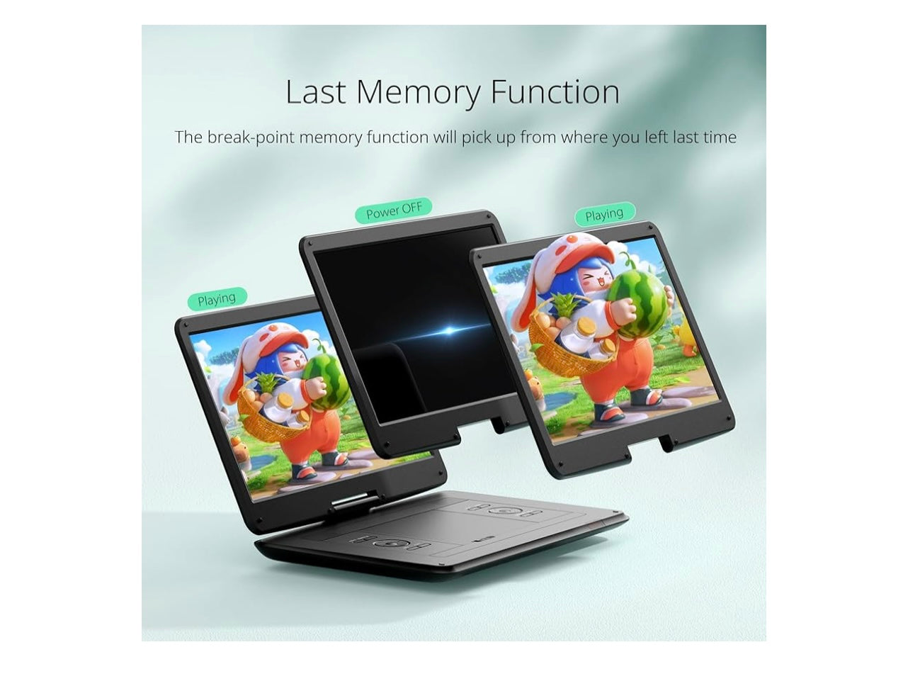 Yoton 17.5” Portable DVD Player.