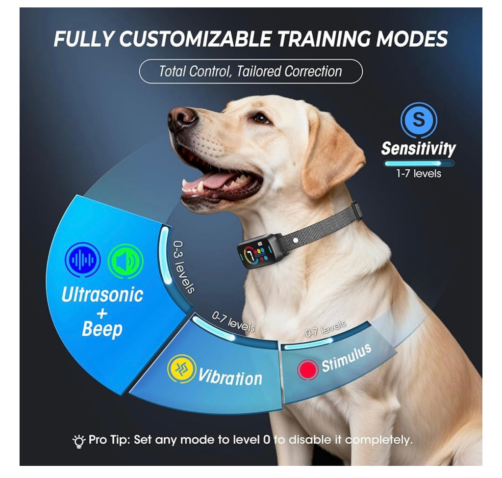 Ultrasonic Dog Bark Collar.