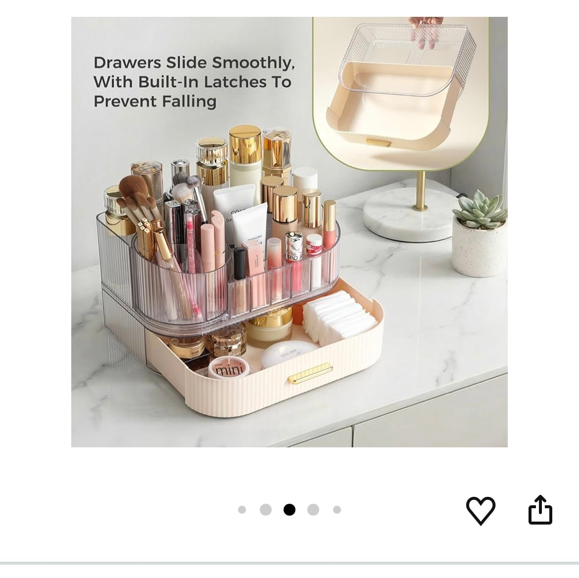 Makeup organizer