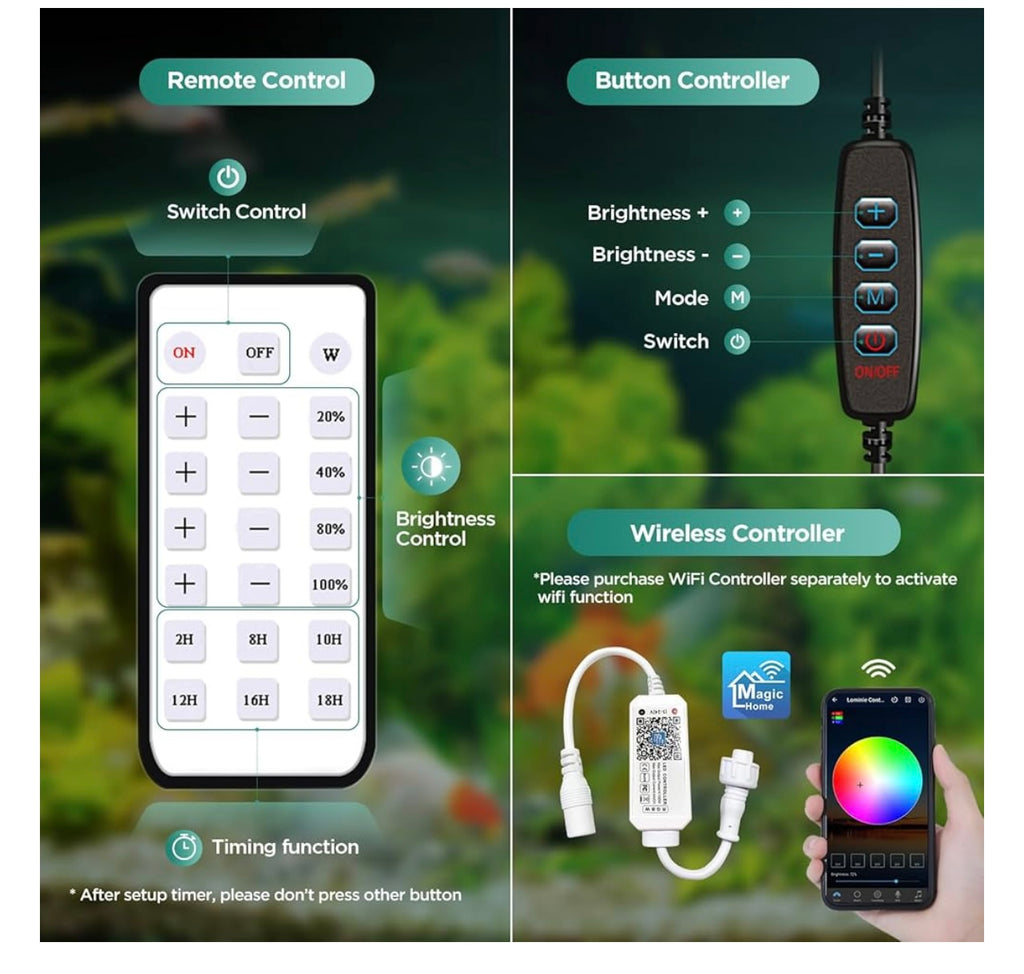 Lomnie Asta 20 Nano LED Aquarium Light.