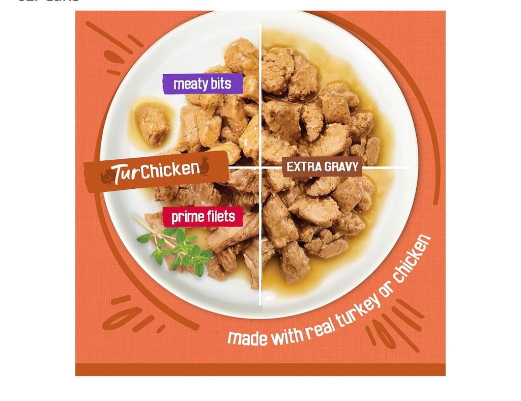 Purina Friskies TurChicken Wet Cat Food Variety Pack - (40) 5.5 oz. Cans