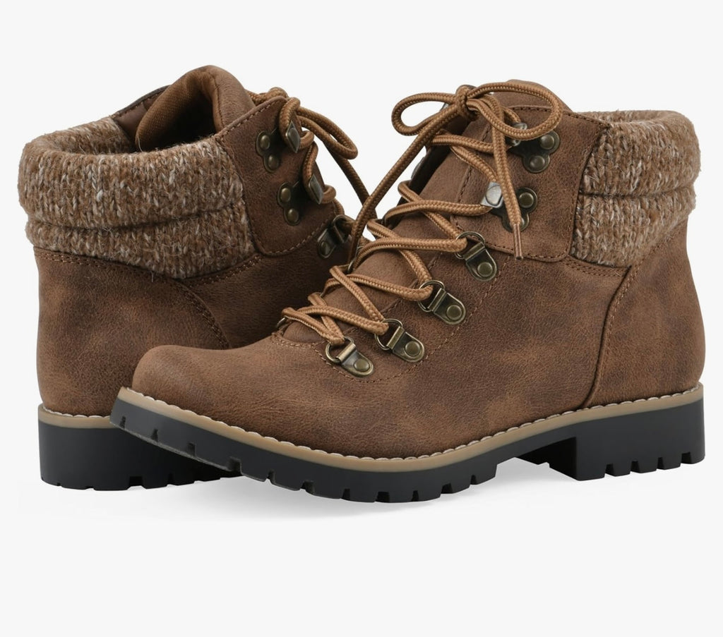 CLIFFS BY WHITE MOUNTAIN Shoes Pathfield Women's Lace-up Hiker Style Bootie. Size 11