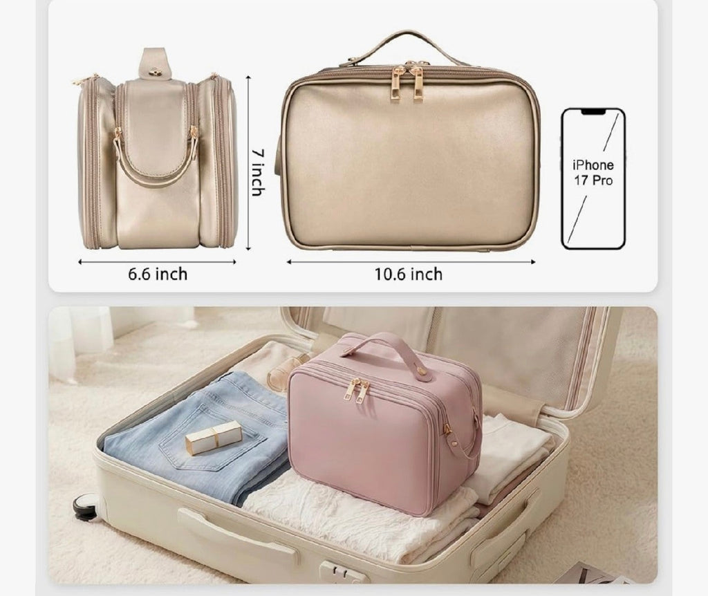 Travel Makeup Bag Women's Large Capacity Cosmetic Portable Organizer