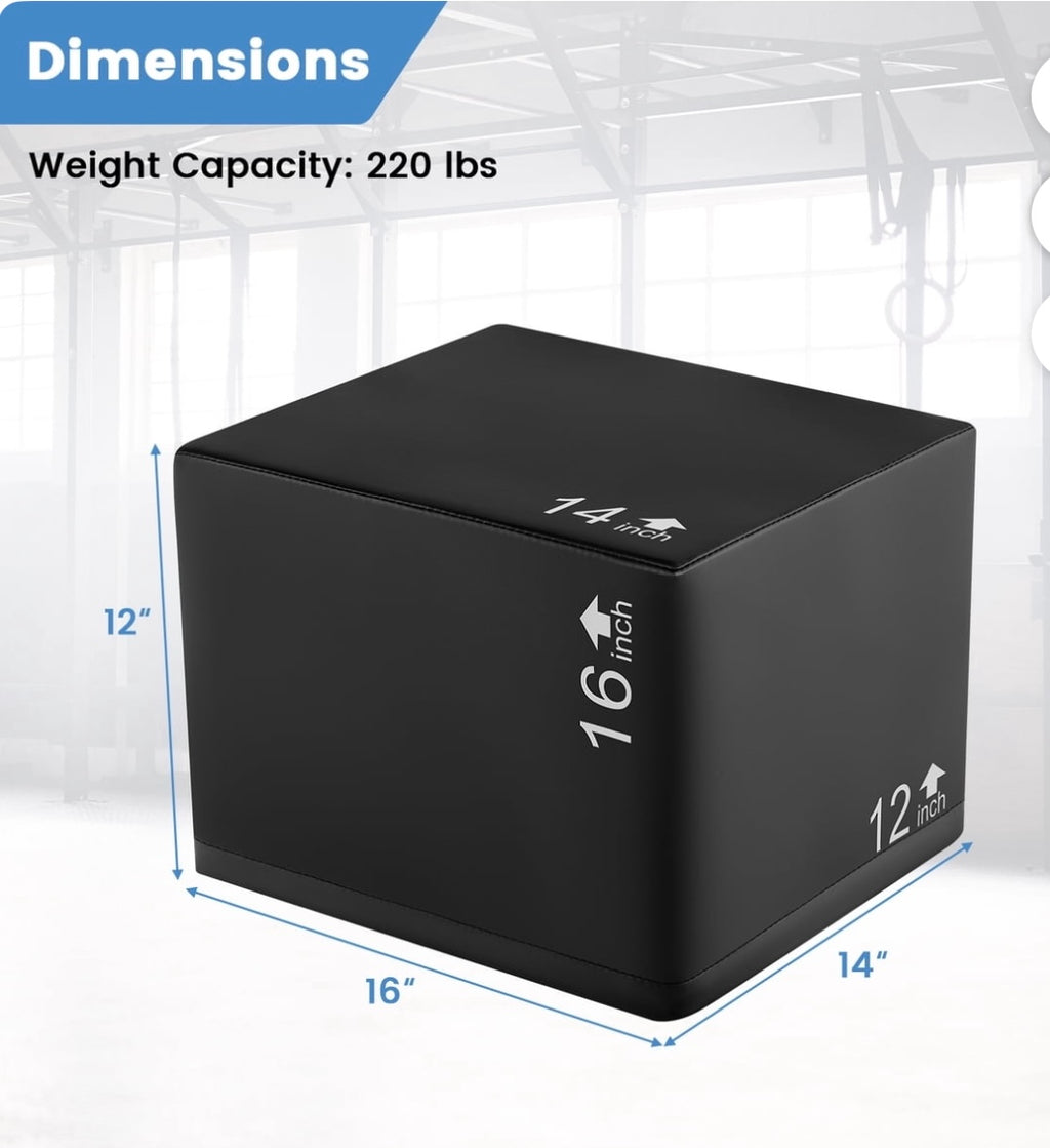 GYMAX Plyometric Jump Box.