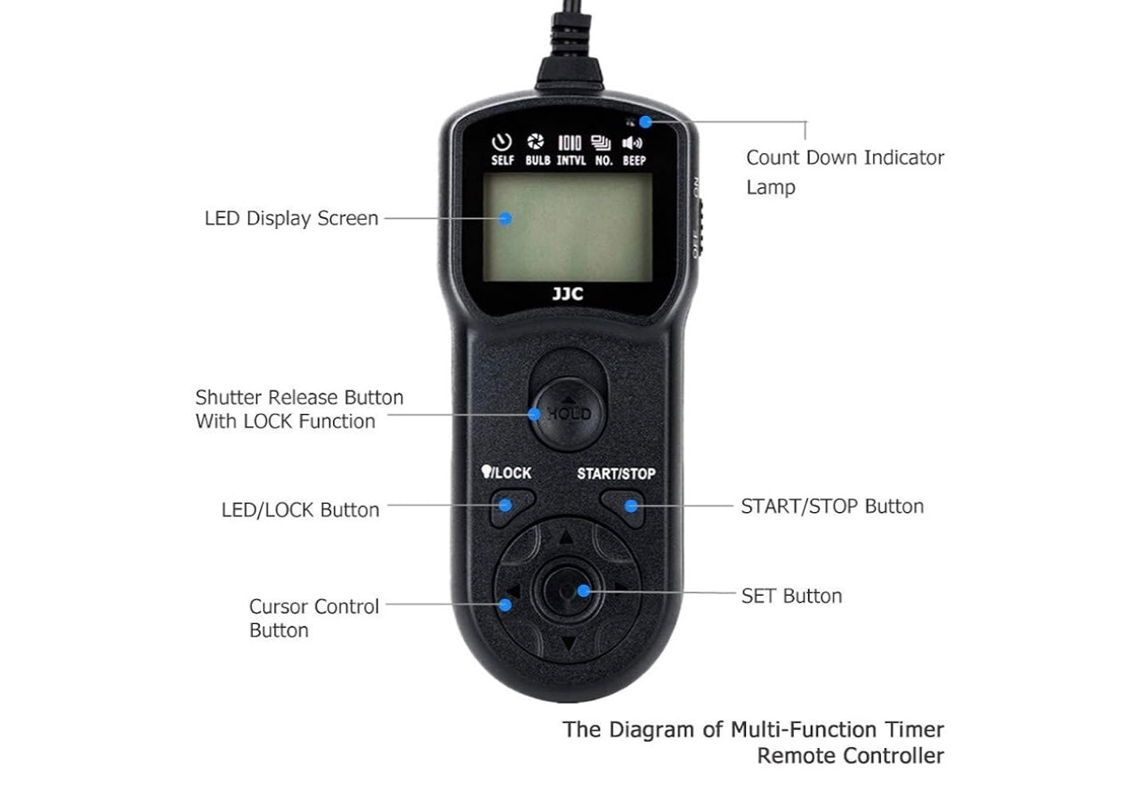 JJC Intervalometer Shutter Release.