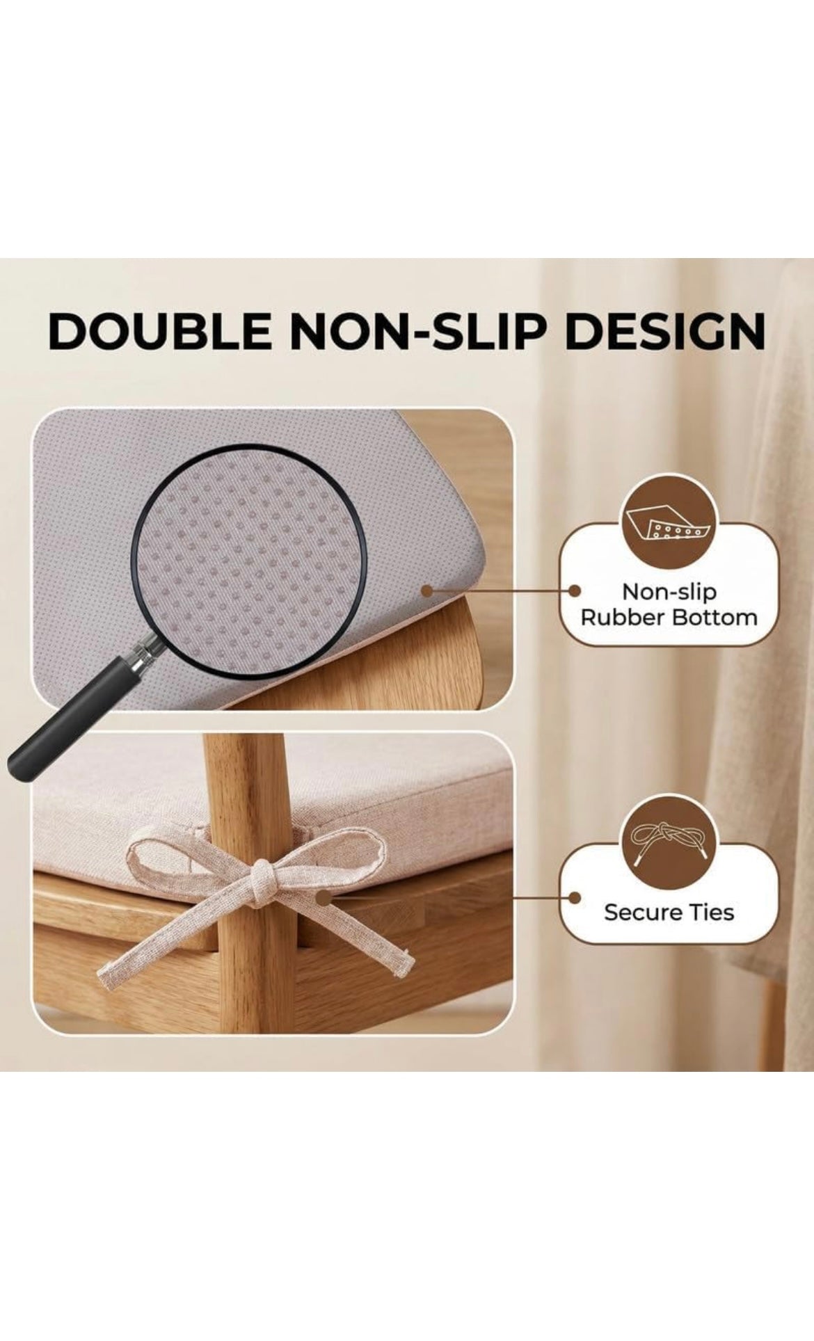 Chair cushions set of 4